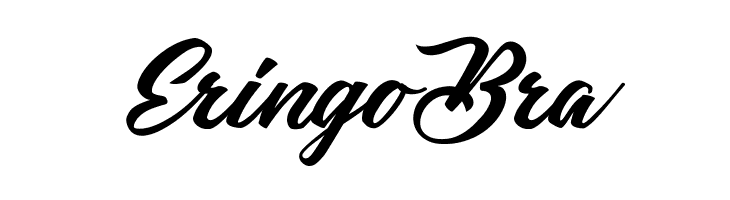 EringoBra Black Diamonds Personal Use Font