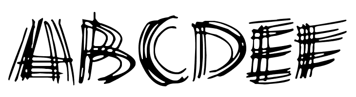 Scribble Lines  Free Fonts Download