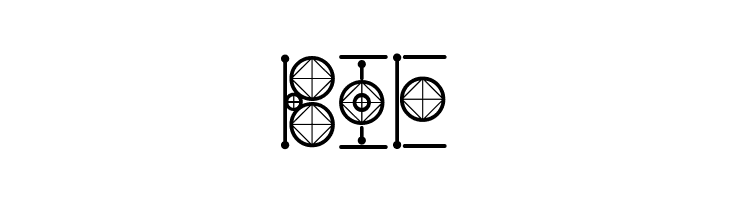 Round Geometric  Free Fonts Download