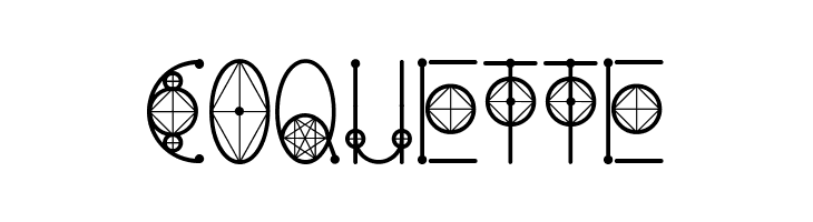 Round Geometric  Free Fonts Download