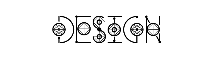 Round Geometric  Free Fonts Download