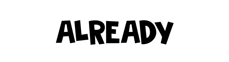 ALREADY DK Frozen Memory Regular Font