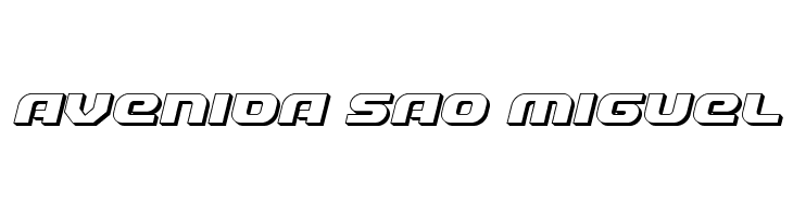 Annapolis 3D Italic  Free Fonts Download