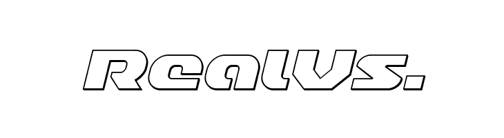 Annapolis Lower Case Outline Italic  Free Fonts Download