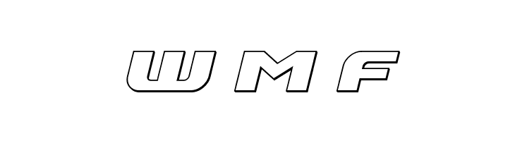 Annapolis Lower Case Outline Italic  Free Fonts Download