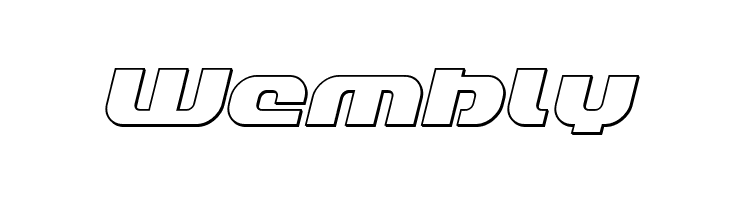 Annapolis Lower Case Outline Italic  Free Fonts Download