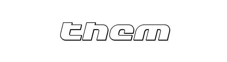 Annapolis Lower Case Outline Italic  Free Fonts Download