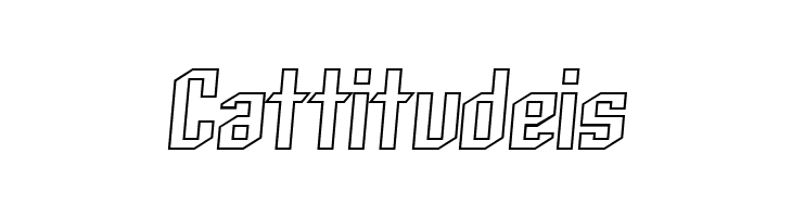 Archery Black Outline Italic  Free Fonts Download