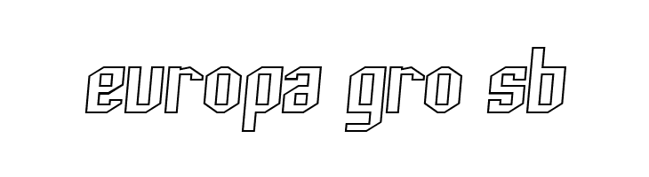 Archery Black Outline Italic  Free Fonts Download