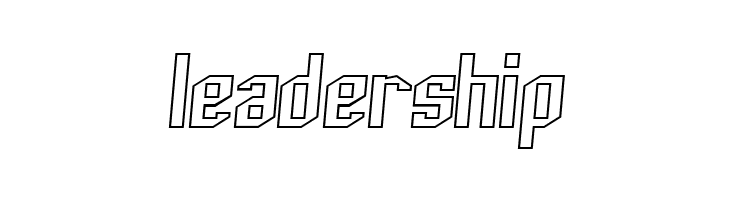 Archery Black Outline Italic  Free Fonts Download