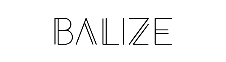 BALIZE Anders Font