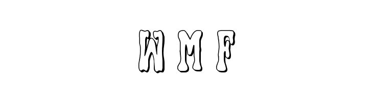 Black Gunk 3D  Free Fonts Download