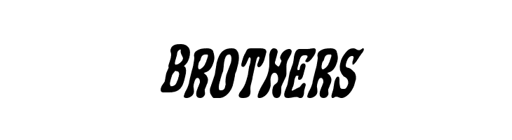 Black Gunk Staggered Italic  Free Fonts Download