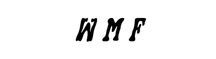 Black Gunk Expanded Italic  Free Fonts Download