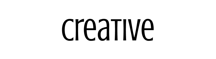 creative Crushed Font