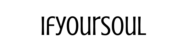 ifyoursoul Crushed Font