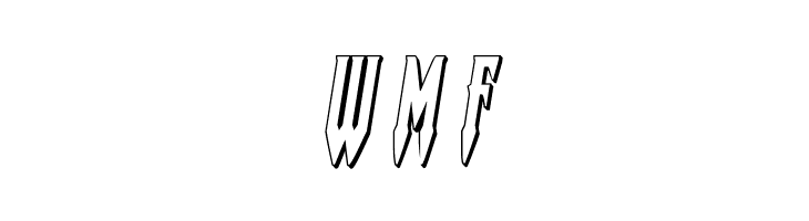 Gotharctica 3D Italic  Free Fonts Download