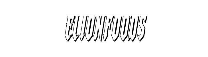 Gotharctica 3D Italic  Free Fonts Download