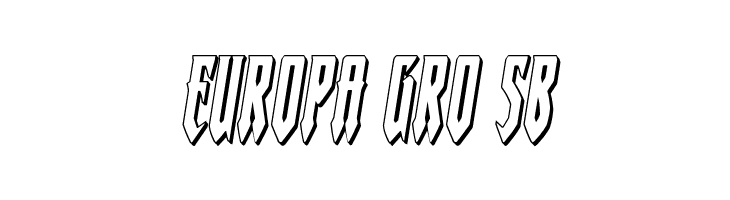 Gotharctica 3D Italic  Free Fonts Download