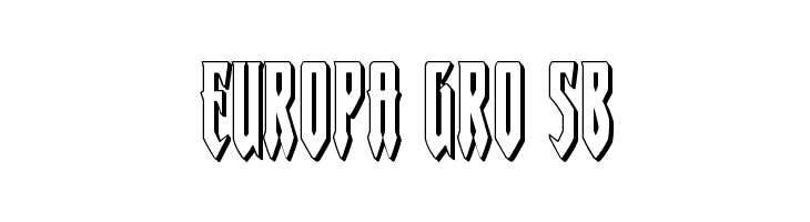 Gotharctica 3D  Free Fonts Download
