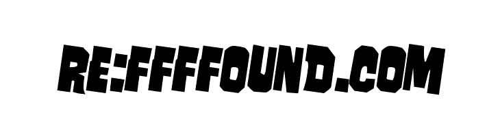 Mindless Brute Rotated 2  Free Fonts Download