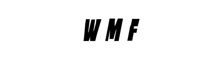 Mindless Brute Condensed Italic  Free Fonts Download