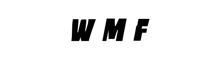 Mindless Brute Expanded Italic  Free Fonts Download