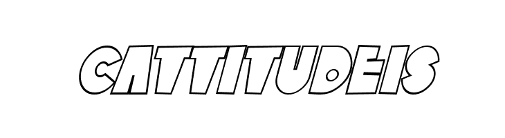 SF Tattle Tales Outline Italic  Free Fonts Download