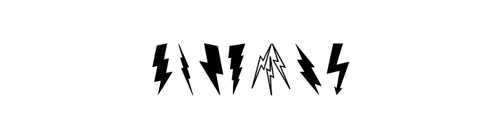 Lightning Bolt  Free Fonts Download