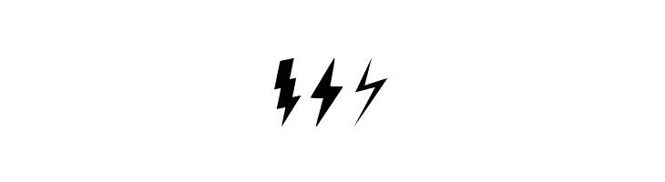 Lightning Bolt  Free Fonts Download