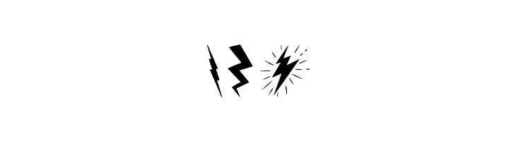 Lightning Bolt  Free Fonts Download