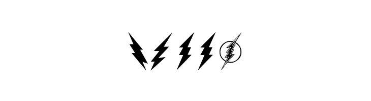 Lightning Bolt  Free Fonts Download