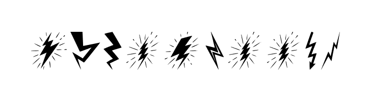 Lightning Bolt  Free Fonts Download