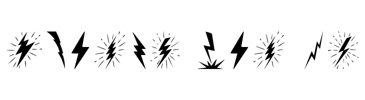 Lightning Bolt  Free Fonts Download