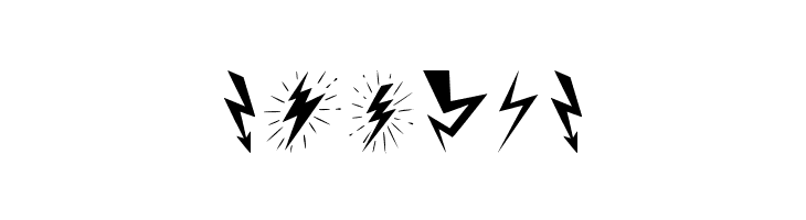 Lightning Bolt  Free Fonts Download