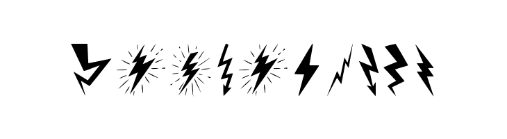 Lightning Bolt  Free Fonts Download