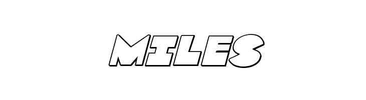 Zounderkite Outline Italic  Free Fonts Download