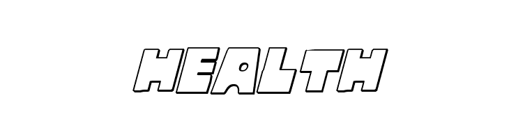 Zounderkite Outline Italic  Free Fonts Download