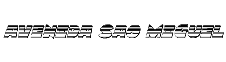 Zounderkite Chrome Italic  Free Fonts Download