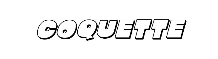 Zounderkite 3D Italic  Free Fonts Download