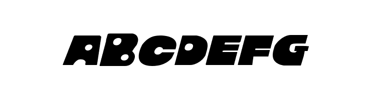 Zounderkite Expanded Italic  Free Fonts Download