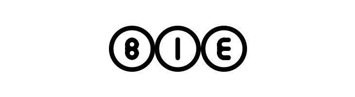 O · CIRCLED ROUNDED CYRILLIC  Free Fonts Download