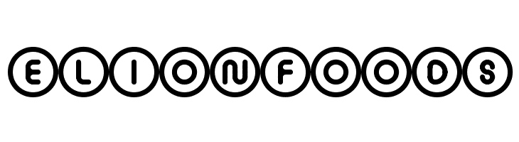 O &middot; CIRCLED ROUNDED CYRILLIC  Free Fonts Download