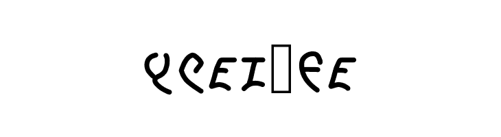 Klingon Hand Regular  Free Fonts Download