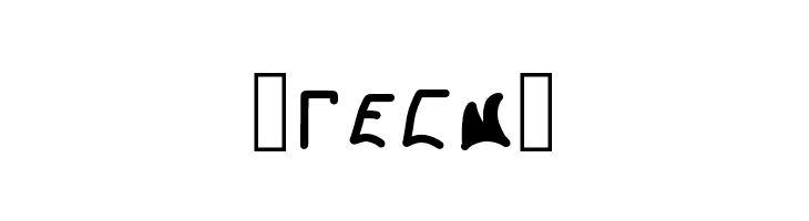 Klingon Hand Regular  Free Fonts Download