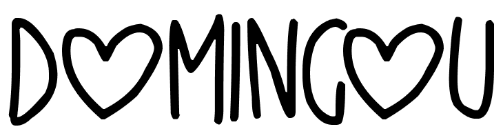 DOMINGOU Love Me Font