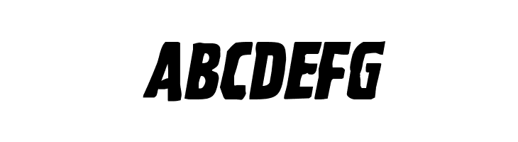 Ghoulish Intent Expanded Italic  Free Fonts Download