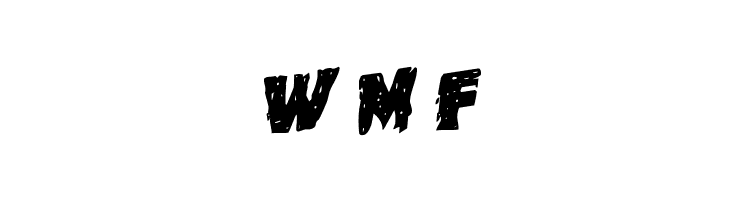 Goblin Creek Staggered Rotalic  Free Fonts Download