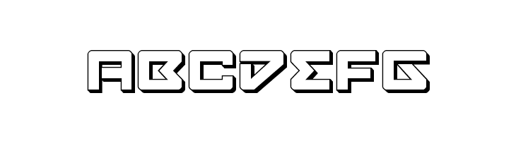 Navy Cadet 3D  Free Fonts Download