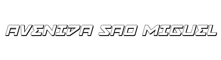 Navy Cadet 3D Italic  Free Fonts Download